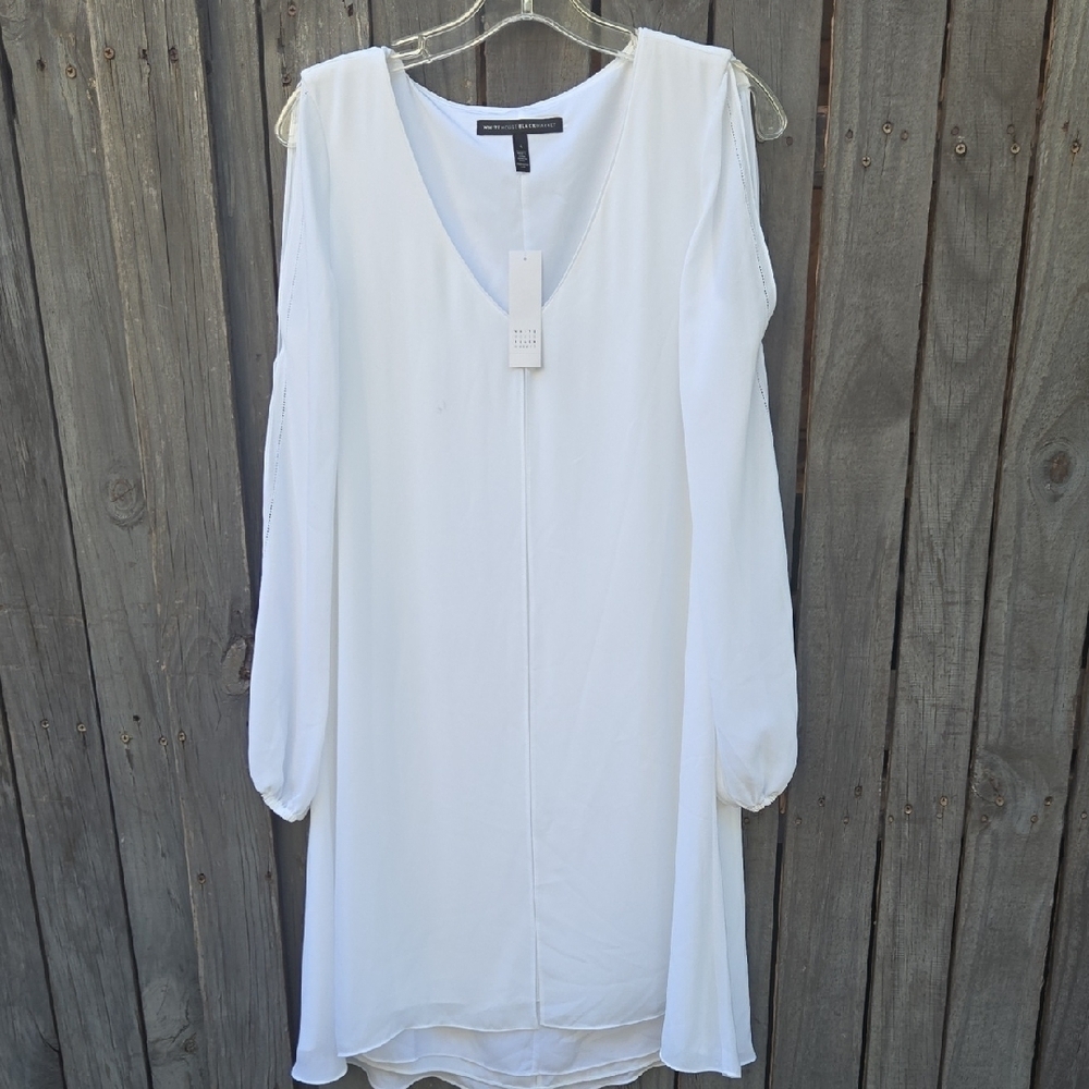 White House Black Market  Long Sleeve Dress